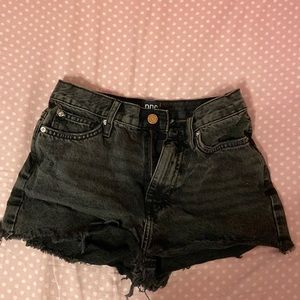 Urban Outfitters black jean shorts